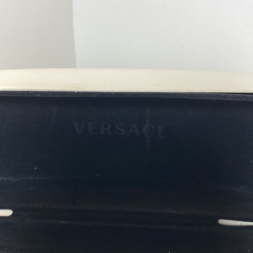 Versace Sunglasses Hard Shell Protective White Ca… - image 6